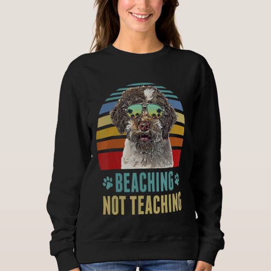 Sweatshirt Ne pas enseigner Lagotti Romagnoli Chien Summe (Devant)