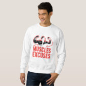 Sweatshirt Ne pas exposer les muscles (Devant entier)