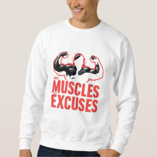 Sweatshirt Ne pas exposer les muscles