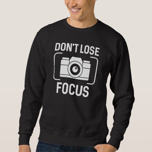 Sweatshirt Ne pas perdre de vue (Devant)