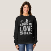 Sweatshirt Né pour aimer les canicules (Devant entier)