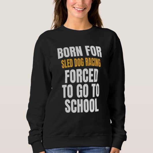 Sweatshirt Né Pour La Course De Chien De Motoneige (Devant)