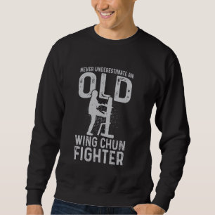 Sweatshirt Ne sous-estimez jamais un ancien combattant de l'a