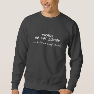 Sweatshirt Ne touchez pas à la chemise