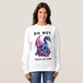 Sweatshirt Ne Touchez PAS Mon Tee Fruit (Devant entier)