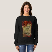 Sweatshirt Ne Vous Immiscez Pas Dans Les Affaires Des Dragons (Devant entier)
