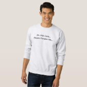 Sweatshirt Ne vous inquiétez pas (Devant entier)