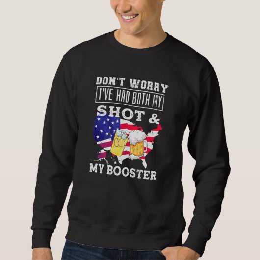 Sweatshirt Ne vous inquiétez pas, j'ai eu à la fois mes chaus (Devant)