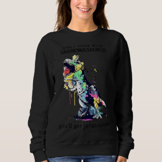 Sweatshirt Ne vous mêlez pas de grand-masaure, vous obtiendre