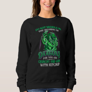 Sweatshirt Ne vous mêlez pas des affaires de Dragons Kids Dra
