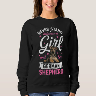 Sweatshirt Ne vous mettez jamais entre une fille et son berge