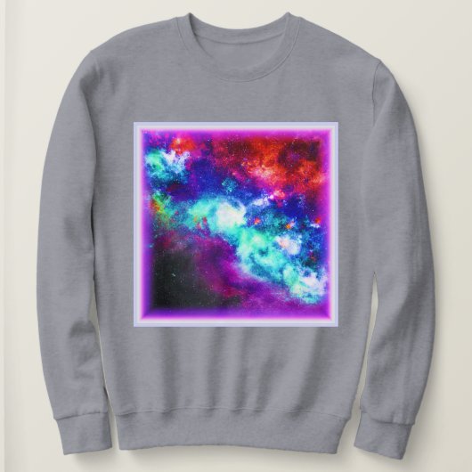 Sweatshirt Nebula Stars Design Art numérique. Commandez dès m (Design devant)