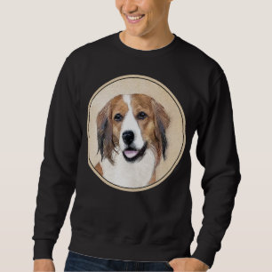 Sweatshirt Nederlandse Kooikerhondje Peinture - Chien Art