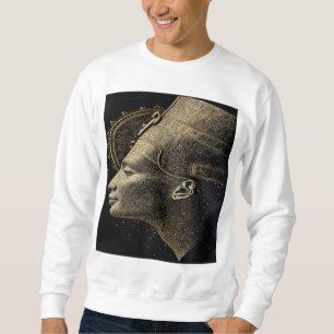Sweatshirt Nefertiti Ligne Silhouette Moderne Art