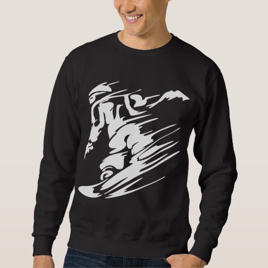Sweatshirt Neige embarquant des sports extrêmes (Devant)
