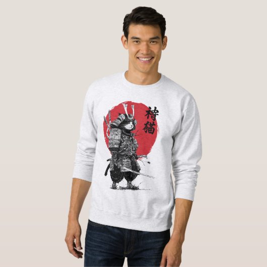 Sweatshirt Neko Samurai (Devant entier)