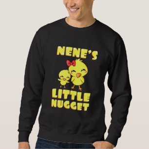 Sweatshirt Nenes Little Nugget Chicken Grand-mère Fête des mè
