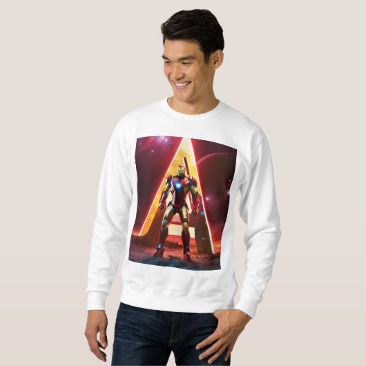 Sweatshirt Néo-A La Vision Futuriste Du Fer (Devant entier)