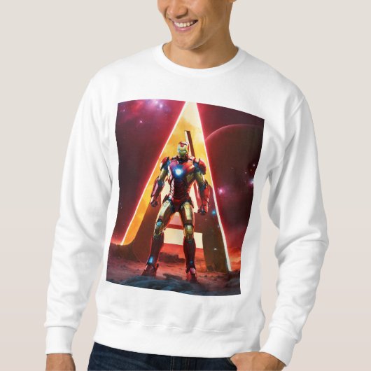 Sweatshirt Néo-A La Vision Futuriste Du Fer (Devant)