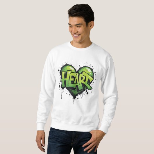 Sweatshirt Neon Heartbeat (Devant entier)