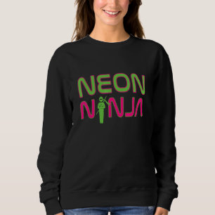 Sweatshirt Neon Ninja I Electronic Raver Music Dj Festival Ra