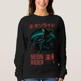 Sweatshirt Neon Rider - Japonais Cyber-esthétique
