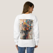 SWEATSHIRT NEON ROSE (Dos entier)