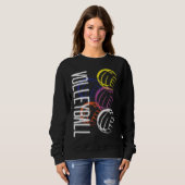 Sweatshirt Neon Volleyballs (Devant entier)