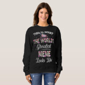 Sweatshirt Nephewsaurus Comme Un Nephew Normal Seulement Plus (Devant entier)
