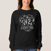 Sweatshirt Nerdy Answer to Meaning 42 Venn Diagram Math Teach (Devant)