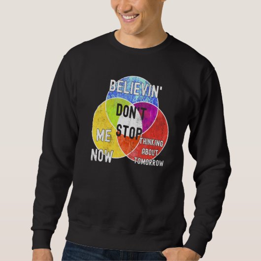 Sweatshirt Nerdy Don't Stop Venn Diagram Algebra Math Teacher (Devant)