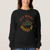 Sweatshirt Nerdy WASD It's What Moves Me Computer Game Player (Devant)