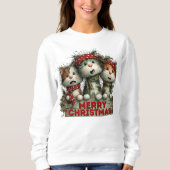 Sweatshirt Nerry Christmas Cats (Devant)