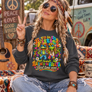 Sweatshirt Nés dans les années cinquante Élevés dans les anné