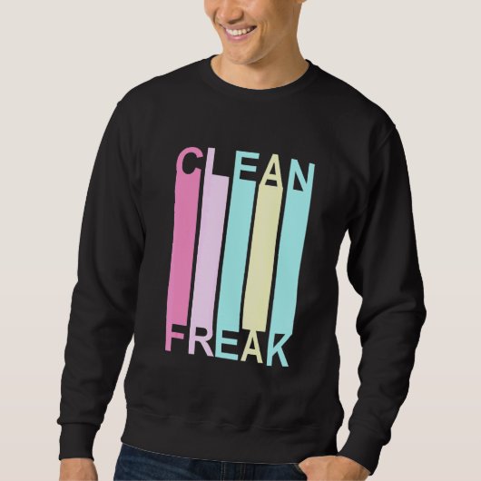 Sweatshirt Nettoyer Freak Nettoyant Lady Ocd Retro (Devant)