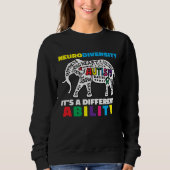Sweatshirt Neurodiversity Symbol Ability Autism Creature Men  (Devant)
