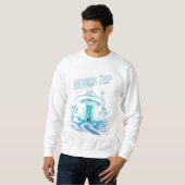 Sweatshirt Nevada Trip – Retro-Futuristic UFO Abduction Tee (Devant entier)