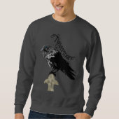 Sweatshirt Nevermore Raven (Devant)