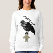 Sweatshirt Nevermore Raven (Devant)