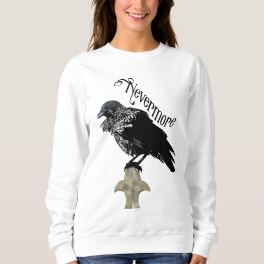 Sweatshirt Nevermore Raven (Devant)