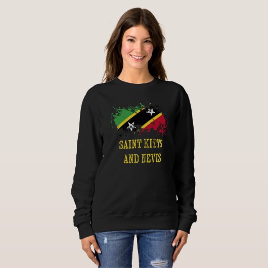 Sweatshirt Nevian enthusiasts for Saint Kitts and Nevis (Devant entier)