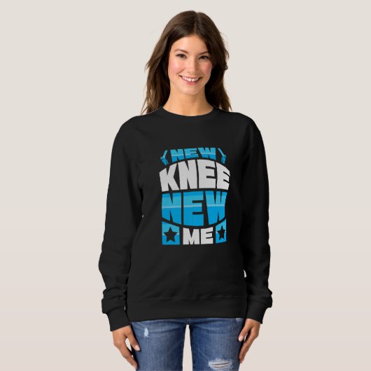Sweatshirt New Knee new me - Knee Replacement Premium (Devant entier)