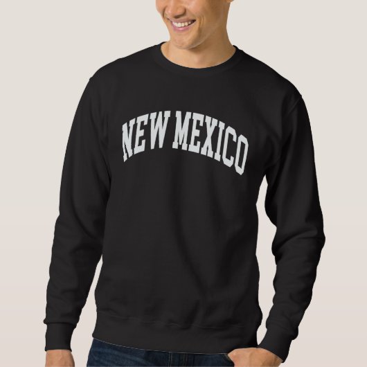 Sweatshirt New Mexico US College Font Proud American USA Stat (Devant)