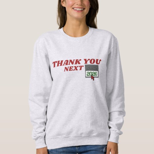 SWEATSHIRT NEW YEAR 2026 THEME (Devant)