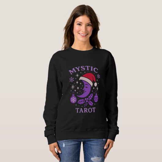 Sweatshirt New Year's divination, mystical tarot cards (Devant entier)