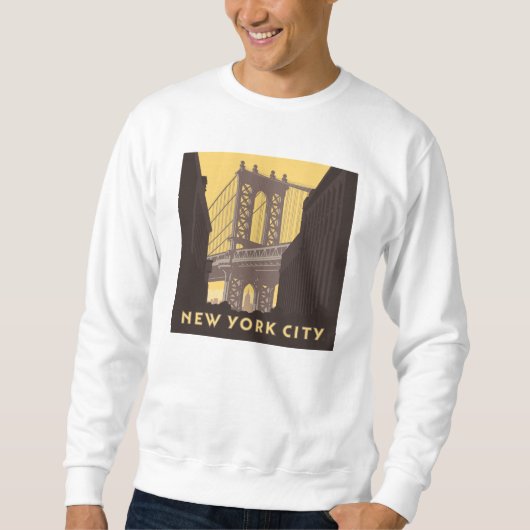 Sweatshirt New York | Brooklyn Bridge (Devant)