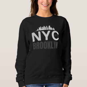 Sweatshirt New York Brooklyn/New York Pullover/NYC College