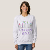 Sweatshirt New York City NYC Landmarks fête d'anniversaire (Devant entier)