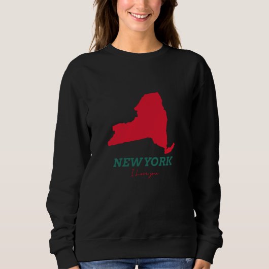 Sweatshirt New York je t'aime (Devant)