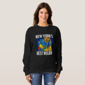 Sweatshirt New York's Best Welder Ironworker Ironsmith Weldin (Devant entier)
